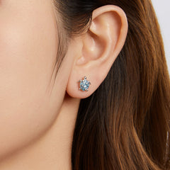 Sylvory 925 Sterling Silver Turtle of Fortune Studs