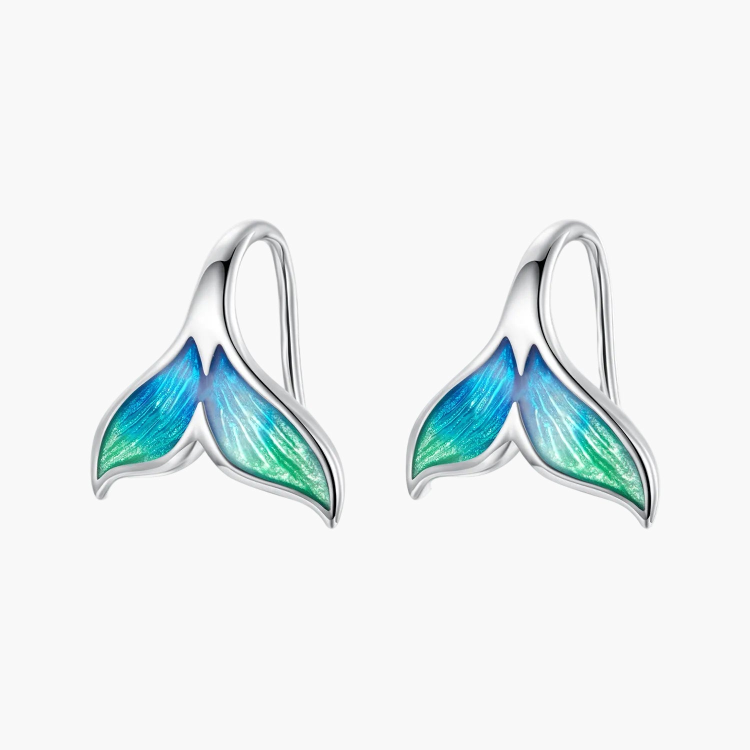 Sylvory 925 Sterling Silver Mermaid Tail Earring Main image