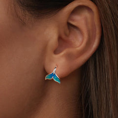 Sylvory 925 Sterling Silver Mermaid Tail Earring