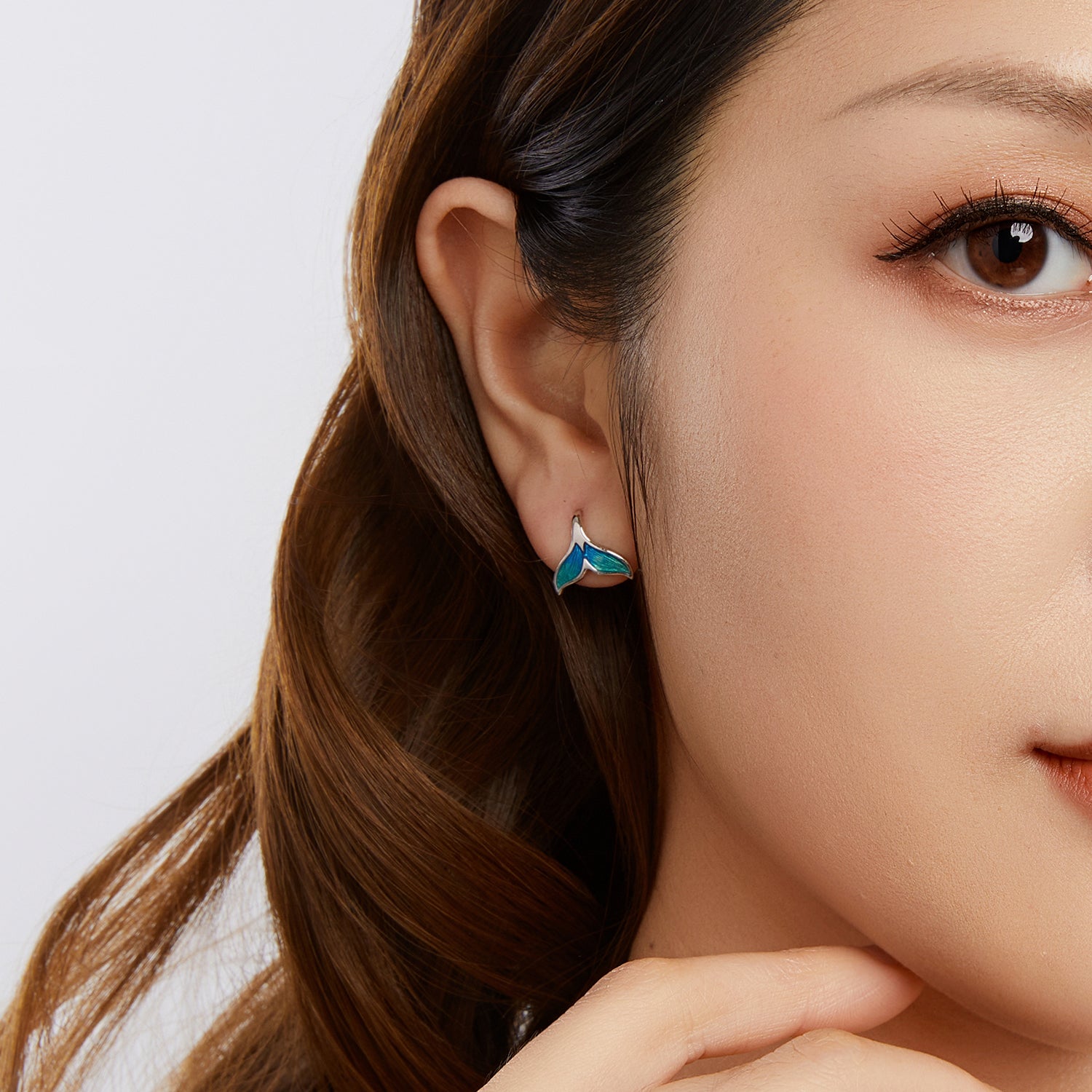 Sylvory 925 Sterling Silver Mermaid Tail Earring