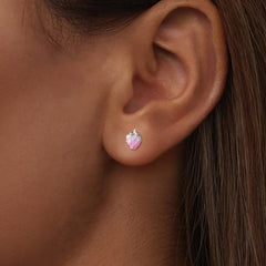 Sylvory 925 Sterling Silver Strawberry Studs