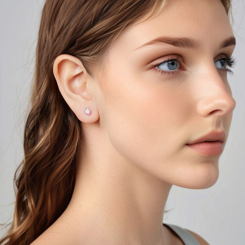 Sylvory 925 Sterling Silver Strawberry Studs