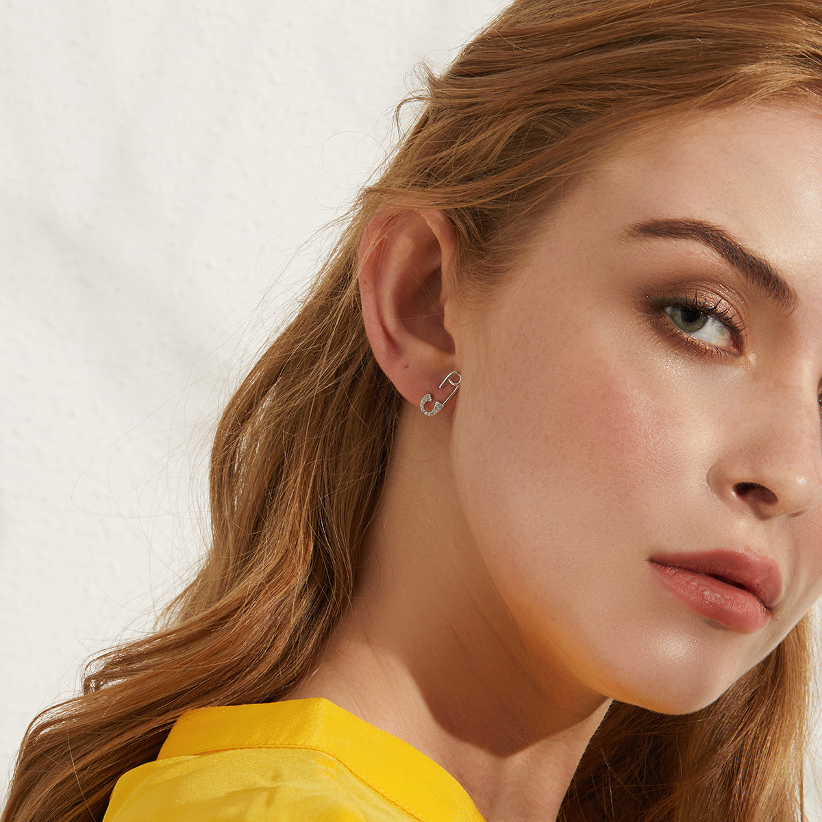 Sylvory 925 Sterling Silver Safety Pin Studs