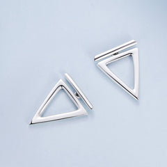 Sylvory 925 Sterling Silver Dash of Geometry Earring