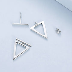 Sylvory 925 Sterling Silver Dash of Geometry Earring