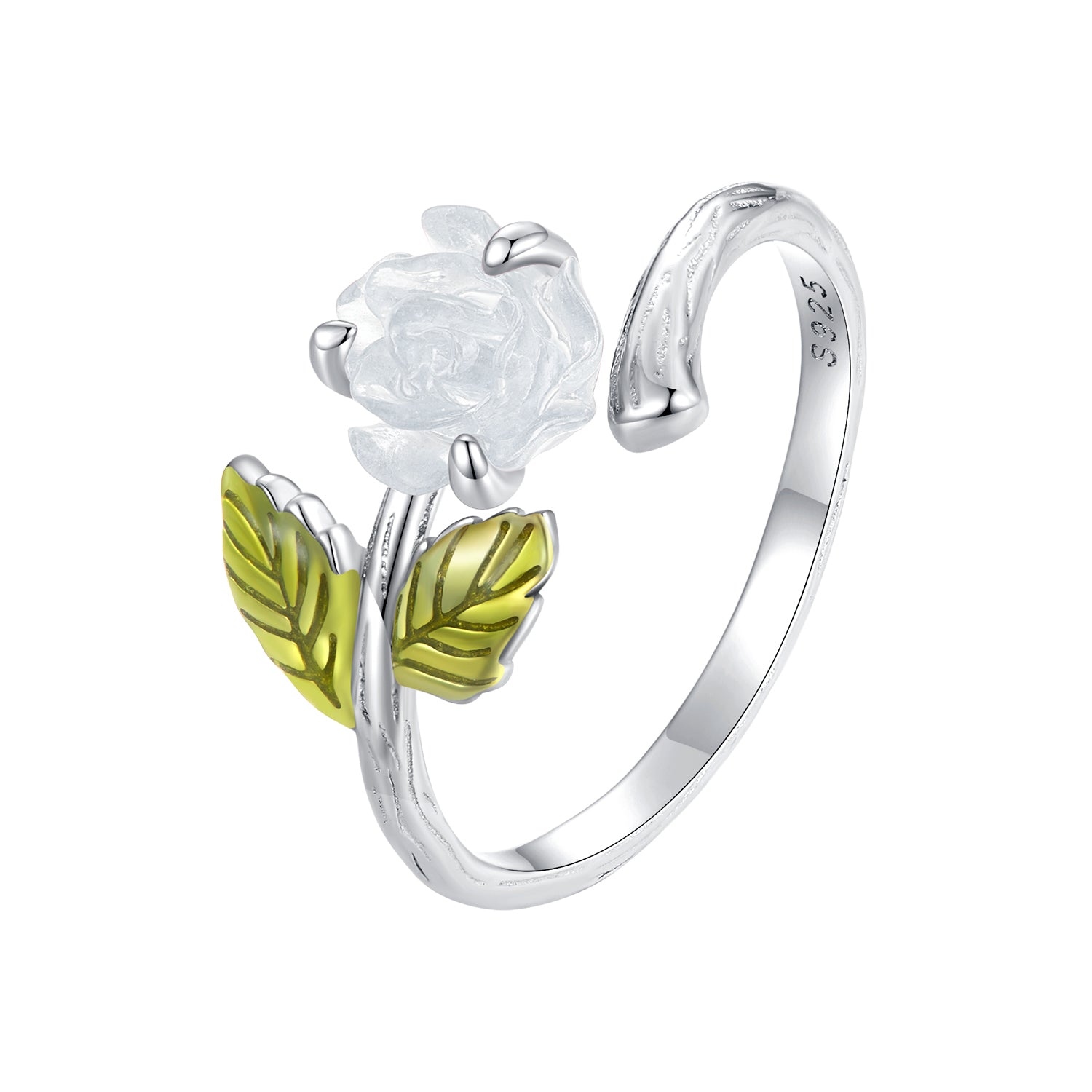 Sylvory 925 Sterling Silver Rose UV Magic Ring