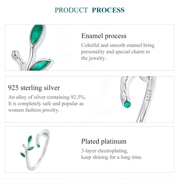 Silver Bamboo Bliss Ring