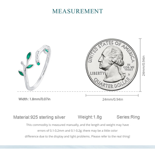 Silver Bamboo Bliss Ring