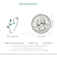 Silver Bamboo Bliss Ring