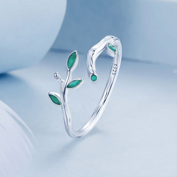 Silver Bamboo Bliss Ring