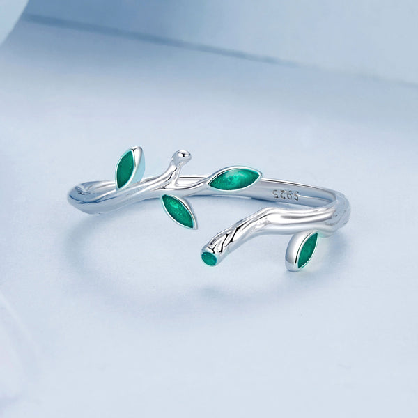 Silver Bamboo Bliss Ring
