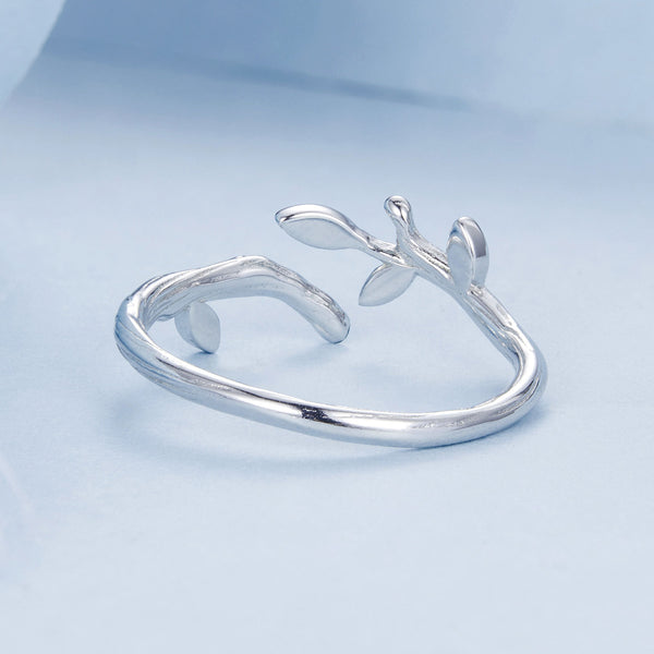 Silver Bamboo Bliss Ring