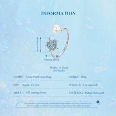 Sylvory 925 Sterling Silver Turtle of Fortune Ring