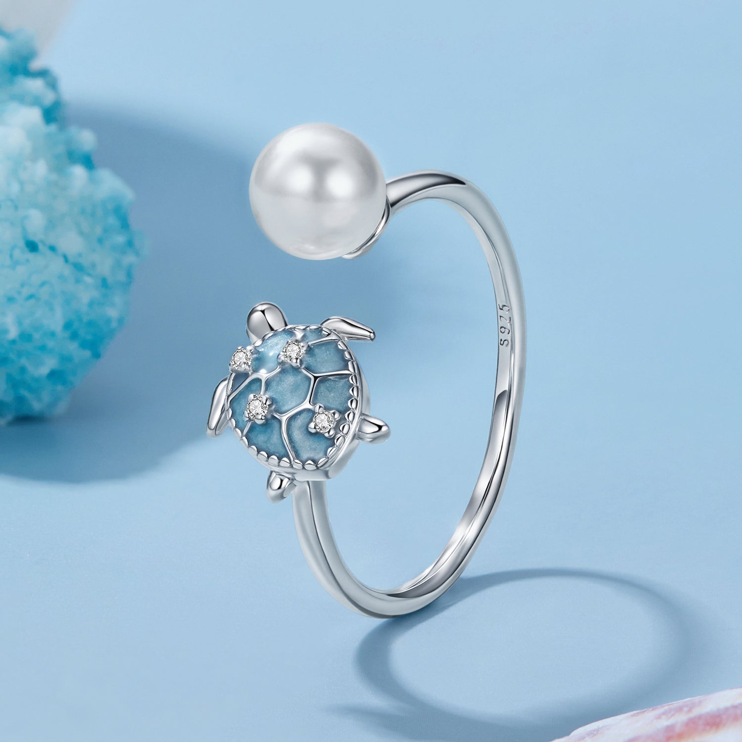 Sylvory 925 Sterling Silver Turtle of Fortune Ring