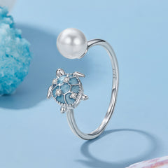 Sylvory 925 Sterling Silver Turtle of Fortune Ring