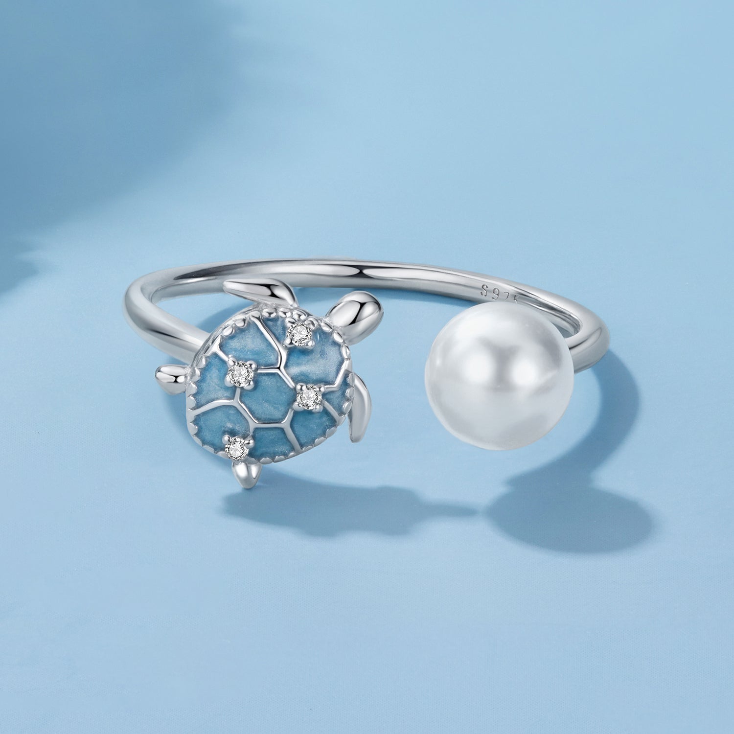 Sylvory 925 Sterling Silver Turtle of Fortune Ring