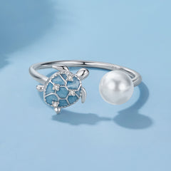 Sylvory 925 Sterling Silver Turtle of Fortune Ring