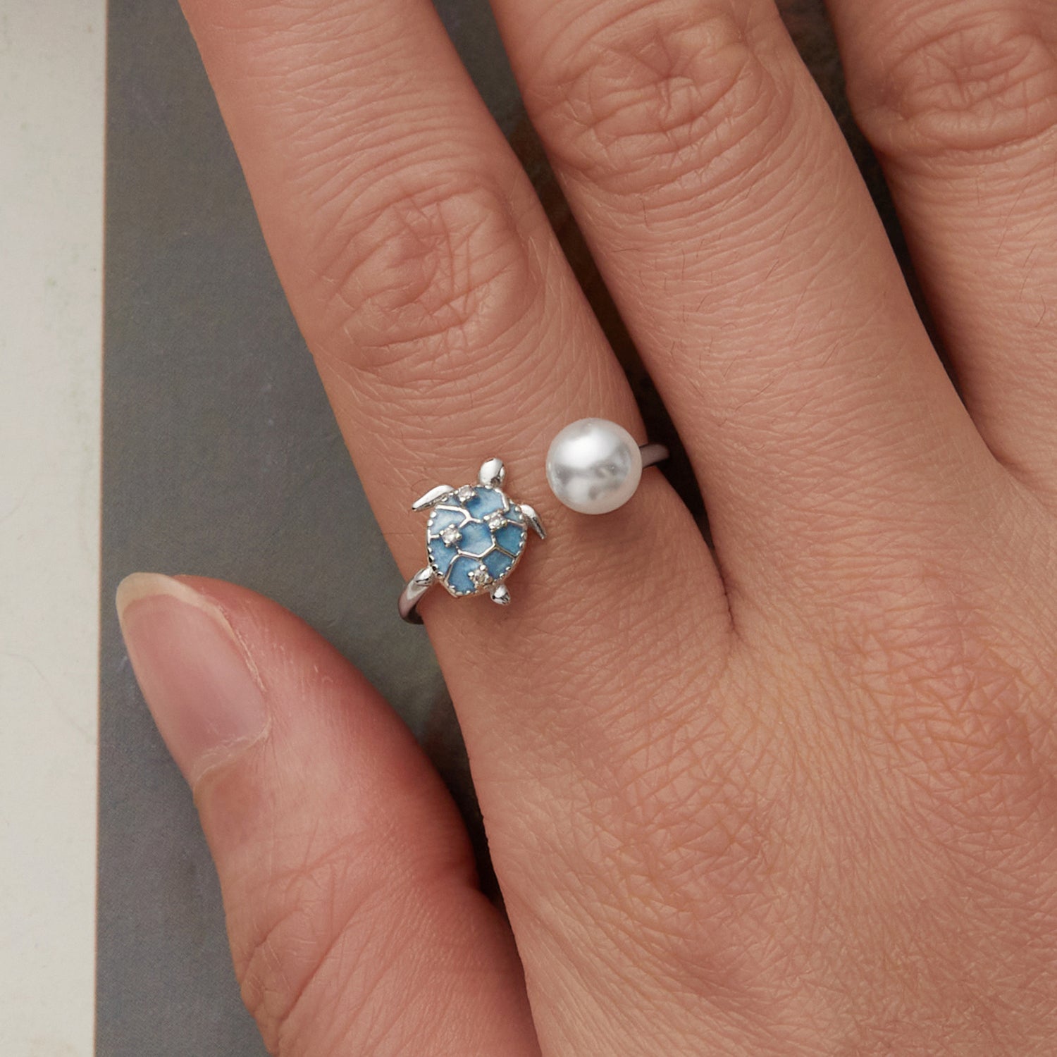 Sylvory 925 Sterling Silver Turtle of Fortune Ring
