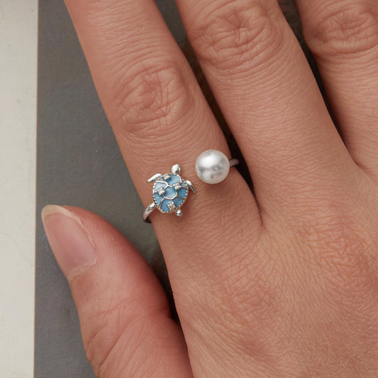 Sylvory 925 Sterling Silver Turtle of Fortune Ring