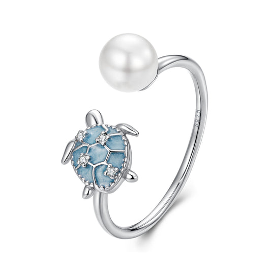 Sylvory 925 Sterling Silver Turtle of Fortune Ring