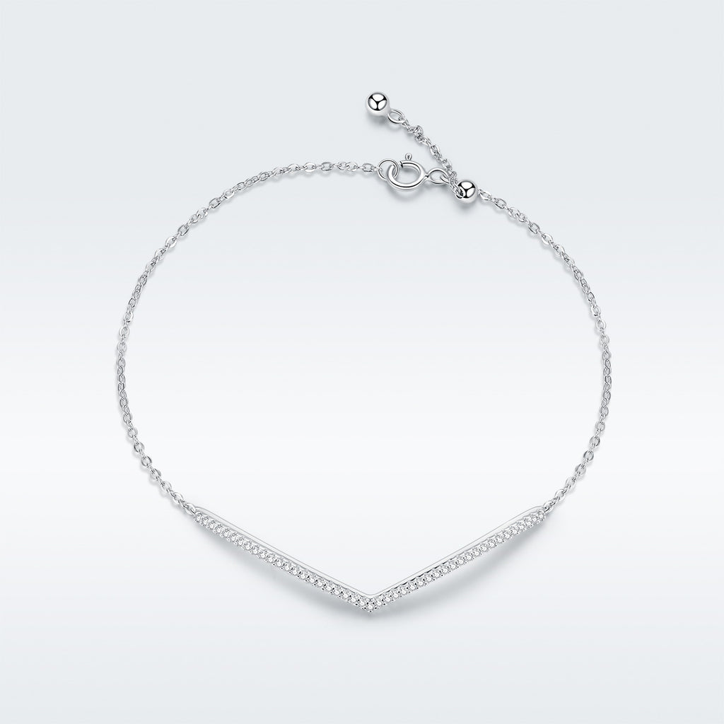 Silver Vortex Link Bracelet