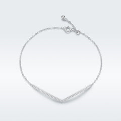 Silver Vortex Link Bracelet