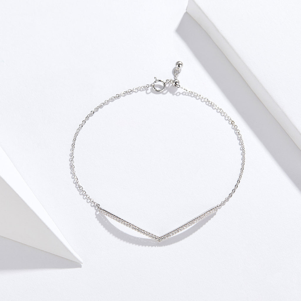 Silver Vortex Link Bracelet