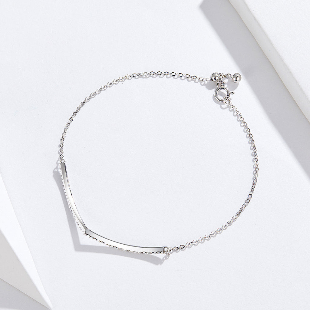 Silver Vortex Link Bracelet
