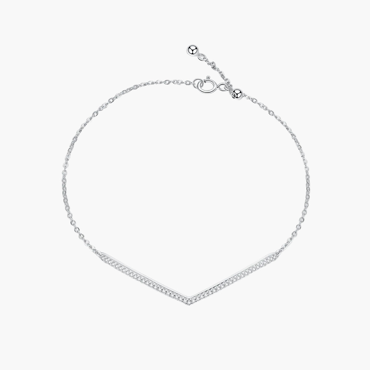 Silver Vortex Link Bracelet