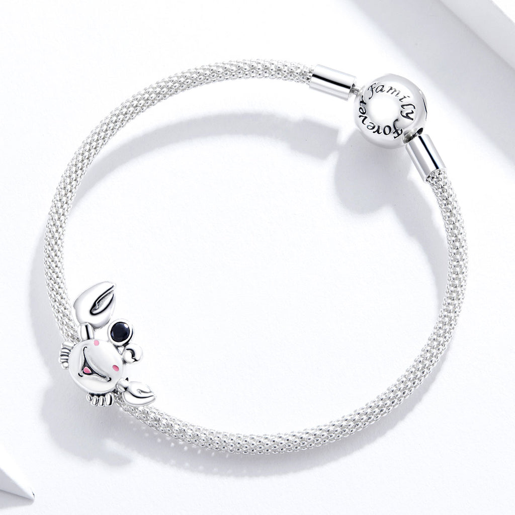 Sylvory 925 Sterling Silver Mr Crabby Charm