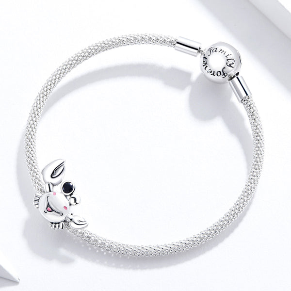 Sylvory 925 Sterling Silver Mr Crabby Charm