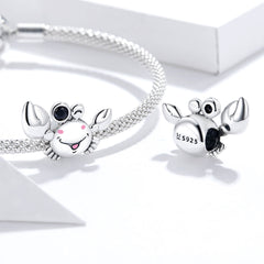 Sylvory 925 Sterling Silver Mr Crabby Charm