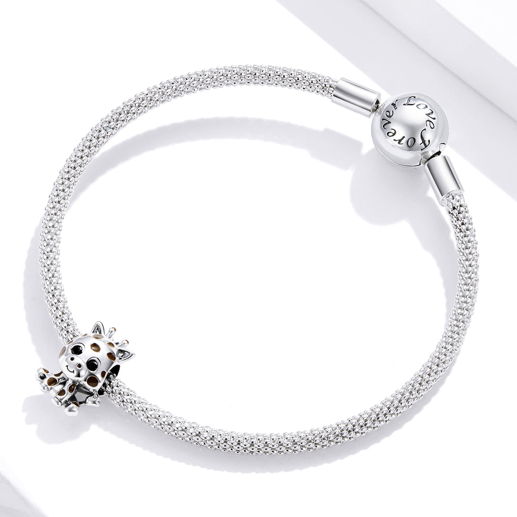 Sylvory 925 Sterling Silver Jiffy the Giraffe Charm