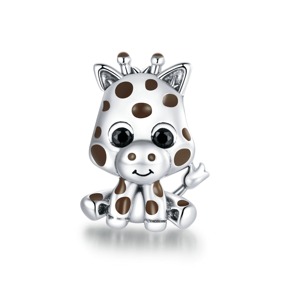 Sylvory 925 Sterling Silver Jiffy the Giraffe Charm