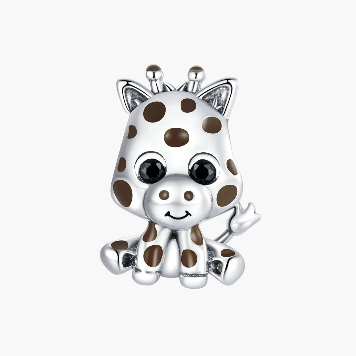 Sylvory 925 Sterling Silver Jiffy the Giraffe Charm