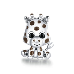 Sylvory 925 Sterling Silver Jiffy the Giraffe Charm
