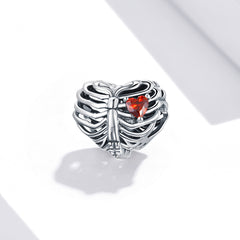 Sylvory 925 Sterling Silver Anatomy of Love Charm
