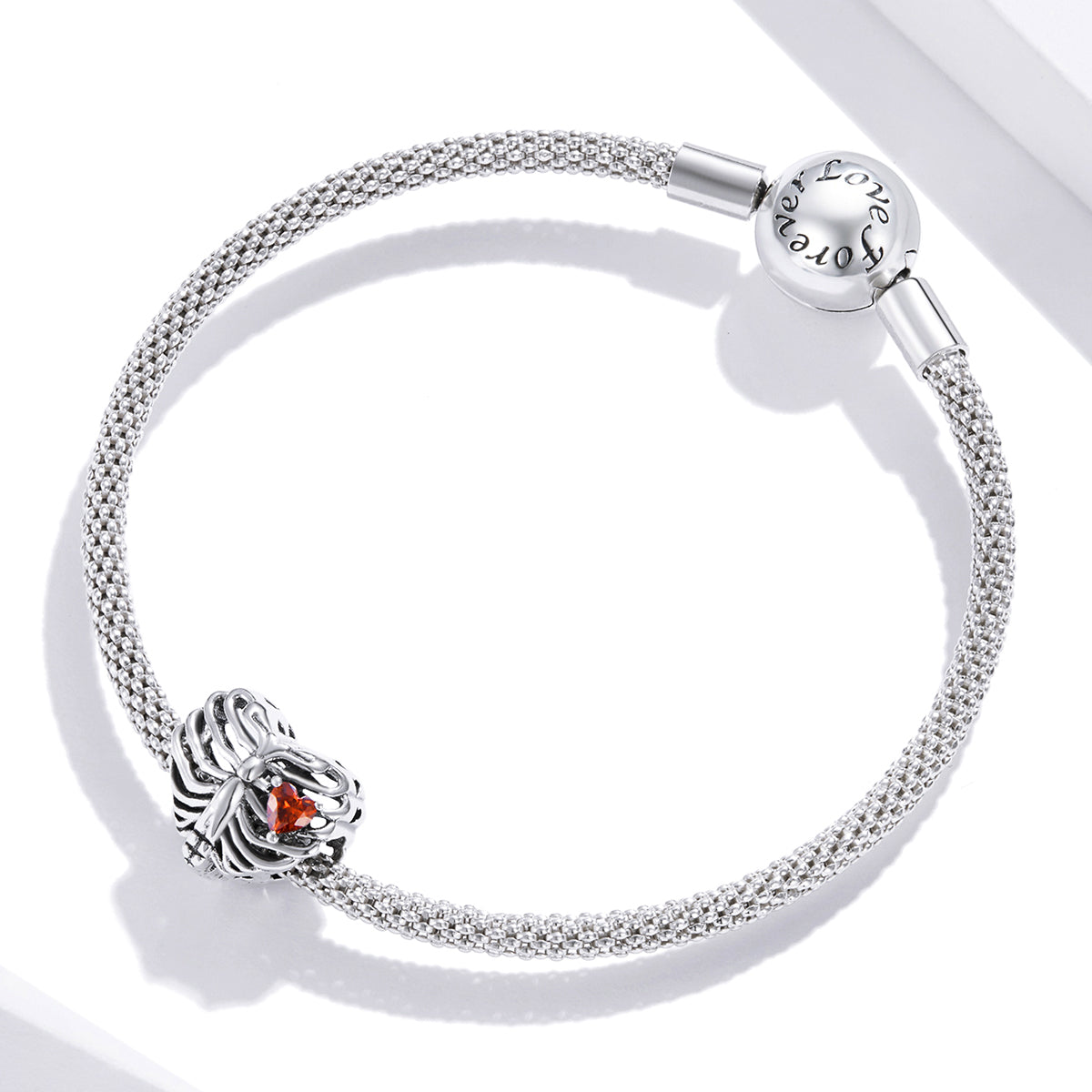 Sylvory 925 Sterling Silver Anatomy of Love Charm