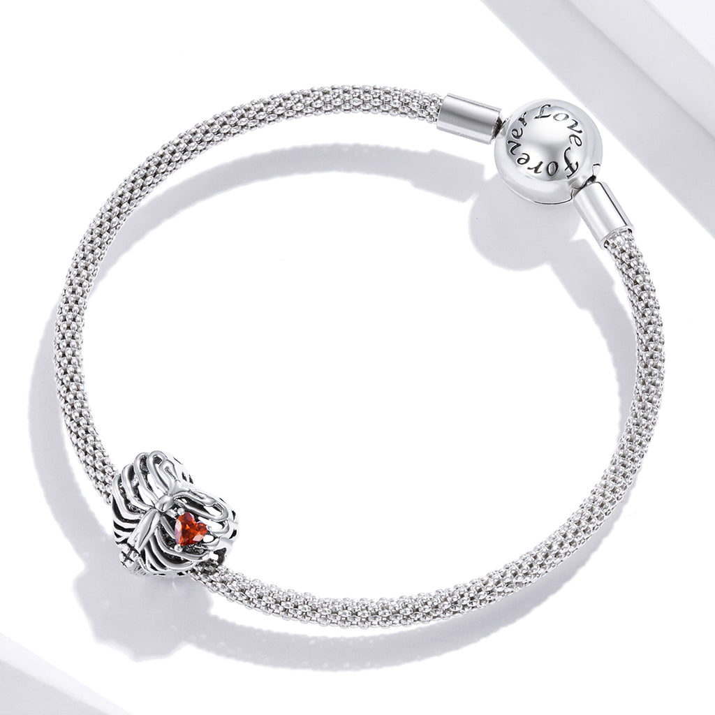 Sylvory 925 Sterling Silver Anatomy of Love Charm
