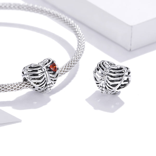 Sylvory 925 Sterling Silver Anatomy of Love Charm