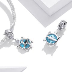 Sylvory 925 Sterling Silver Turtle of Fortune Charm
