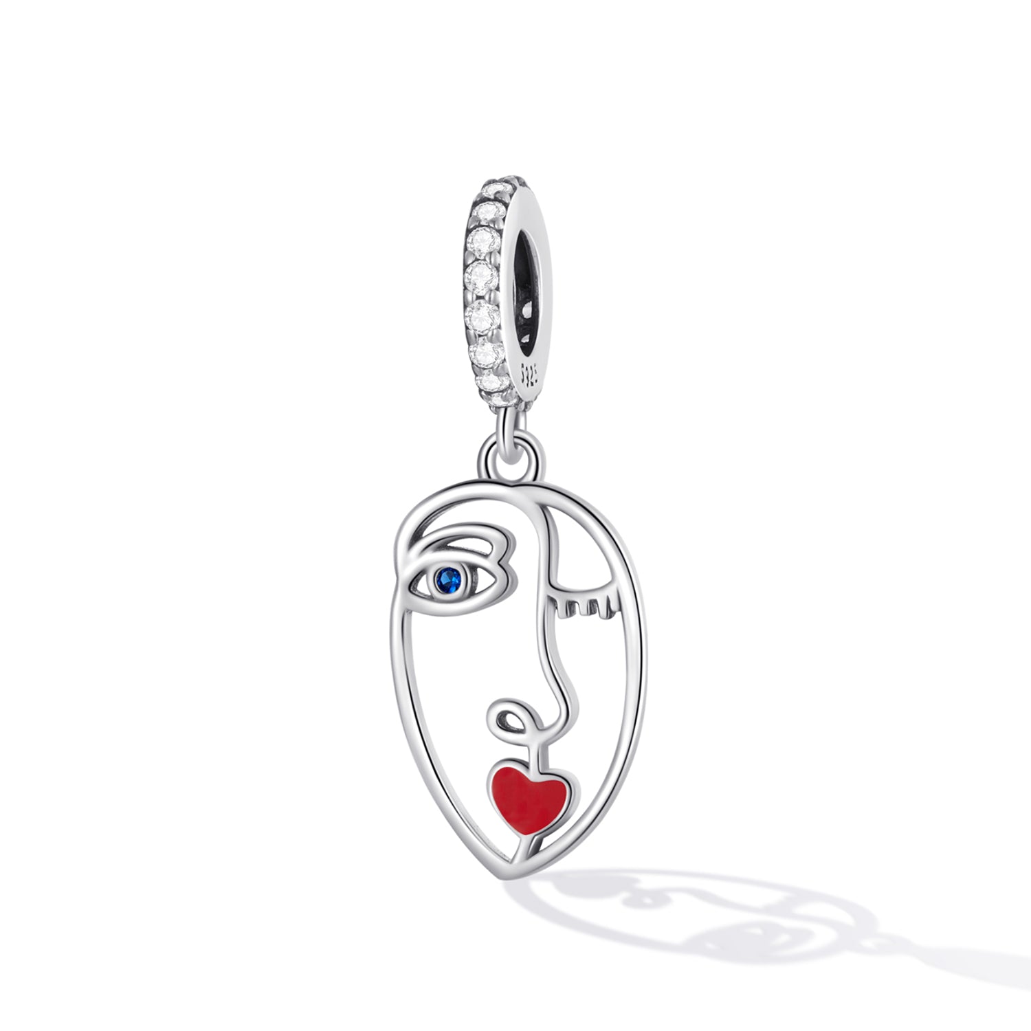 Sylvory 925 Sterling Silver Sass Mode Charm