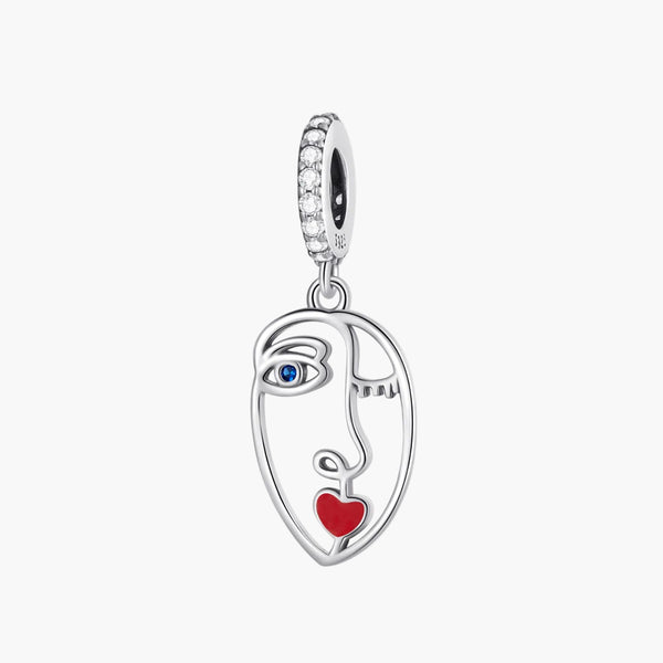 Silver Sass Mode Charm in 925 Sterling Silver by Sylvory