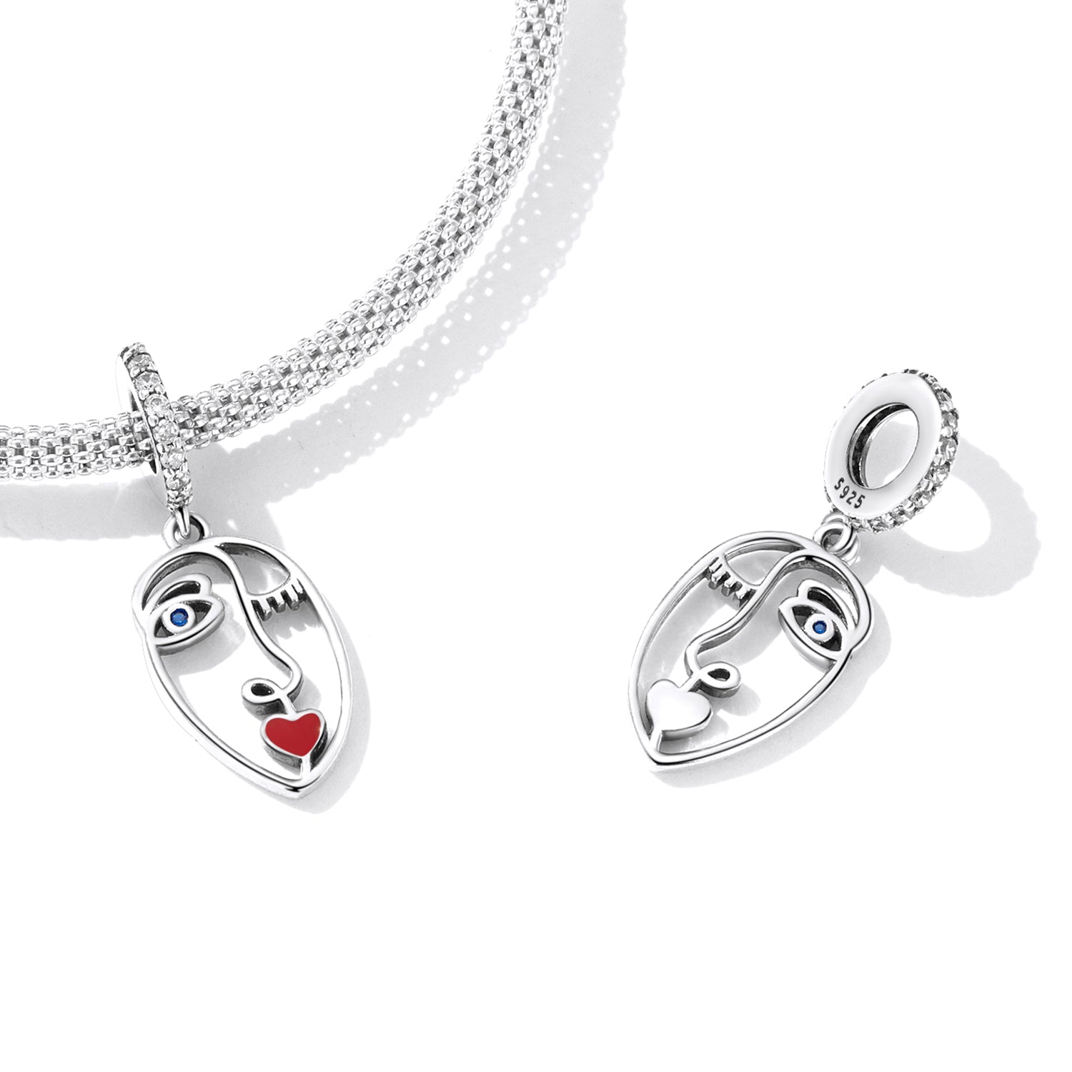 Sylvory 925 Sterling Silver Sass Mode Charm