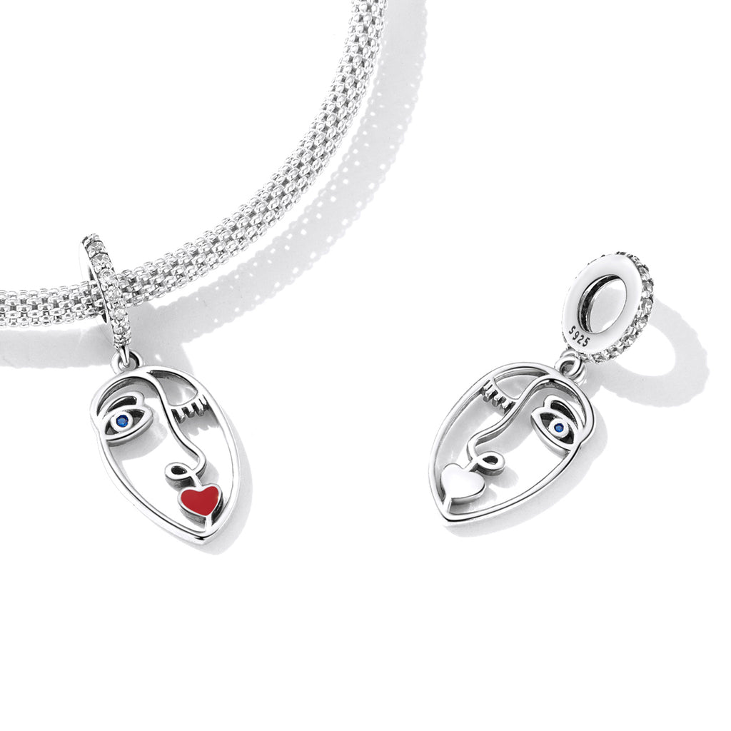 Sylvory 925 Sterling Silver Sass Mode Charm