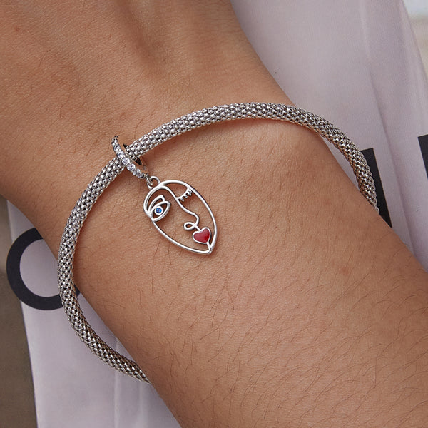Sylvory 925 Sterling Silver Sass Mode Charm
