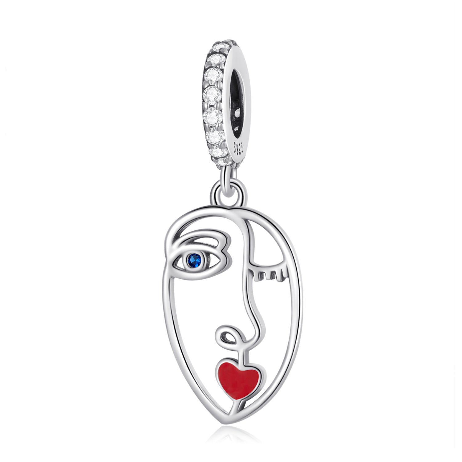 Sylvory 925 Sterling Silver Sass Mode Charm