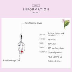 Sylvory 925 Sterling Silver Sass Mode Charm