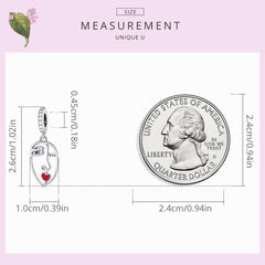 Sylvory 925 Sterling Silver Sass Mode Charm