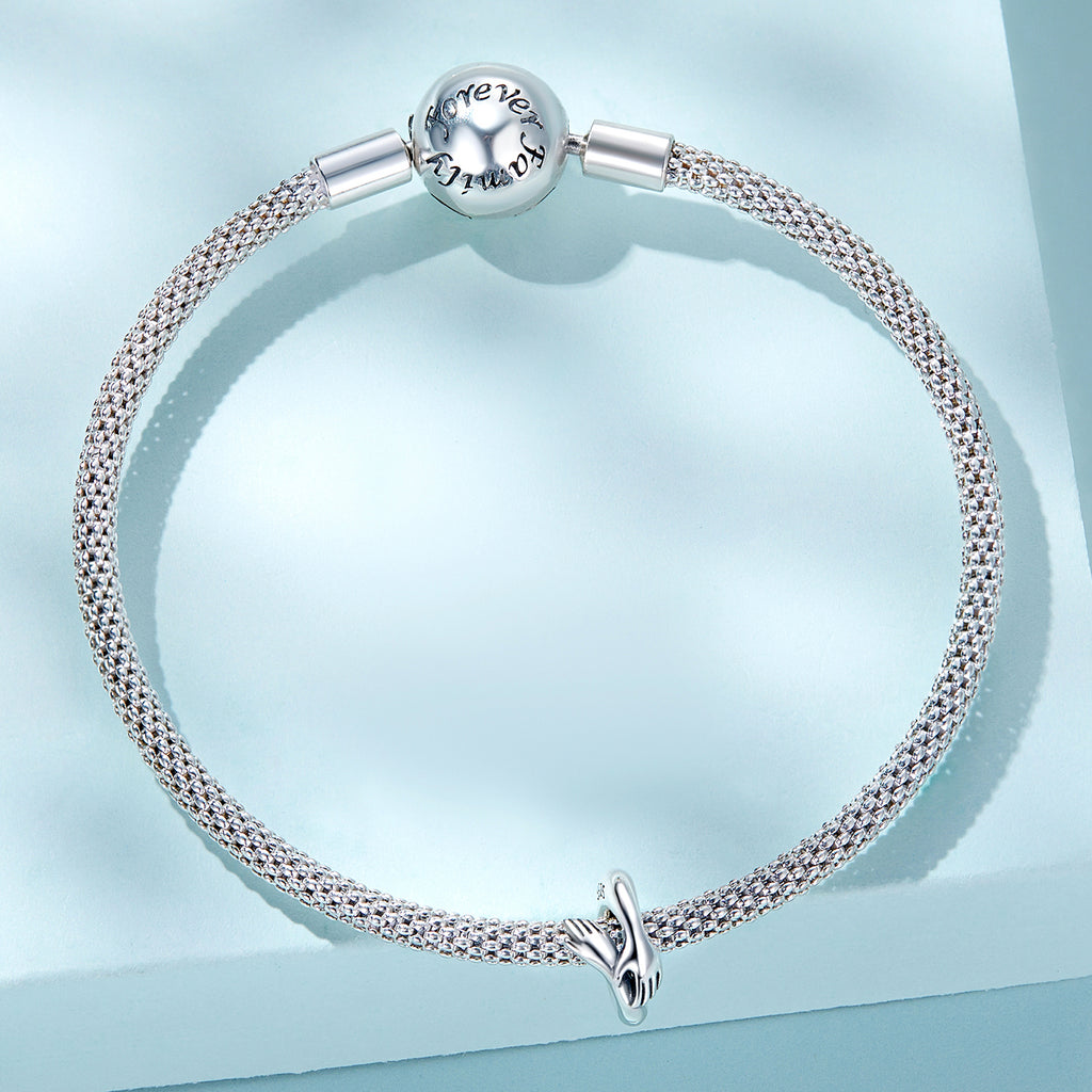 Silver Warm Embrace Charm